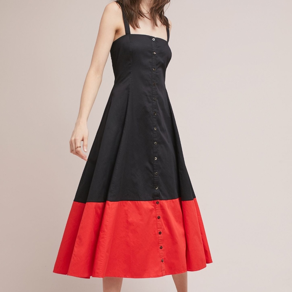 Anthropologie Mara Hoffman Colorblock Dress NWT
